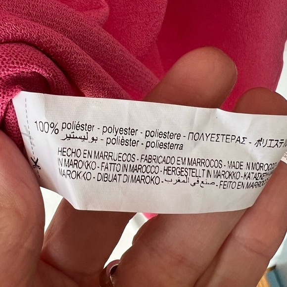 Zara Pink Sleeveless Women's Tank Top Barbiecore Size Small - Picture 5 of 6